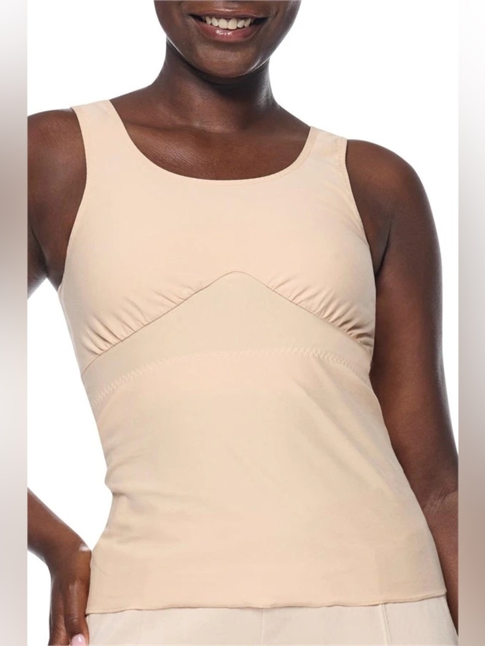 Amoena Michelle Camisole Sand Nude Size Large